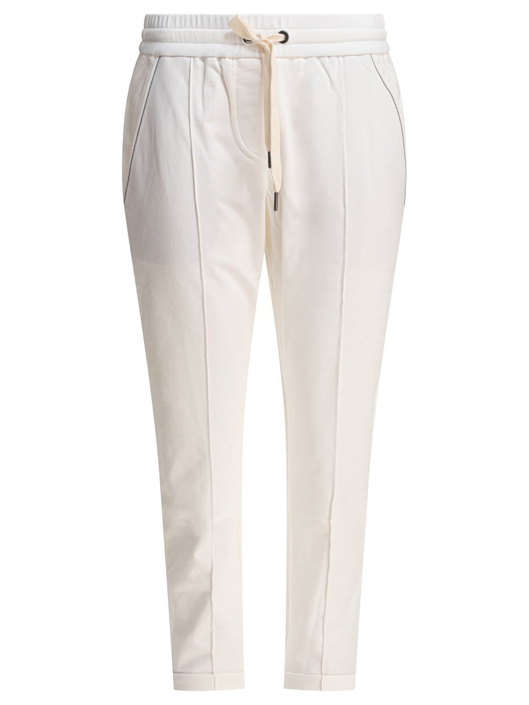 Brunello Cucinelli Track Trousers - Bianco | c75a5b3c27143850687ee31d6aadb9bc7d31ae3d