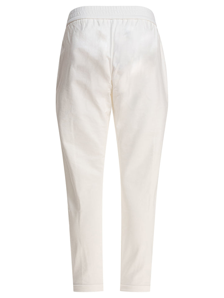 Brunello Cucinelli Track Trousers - Bianco | 4babfebc249860fc1947d015bf09344975a1c0bc