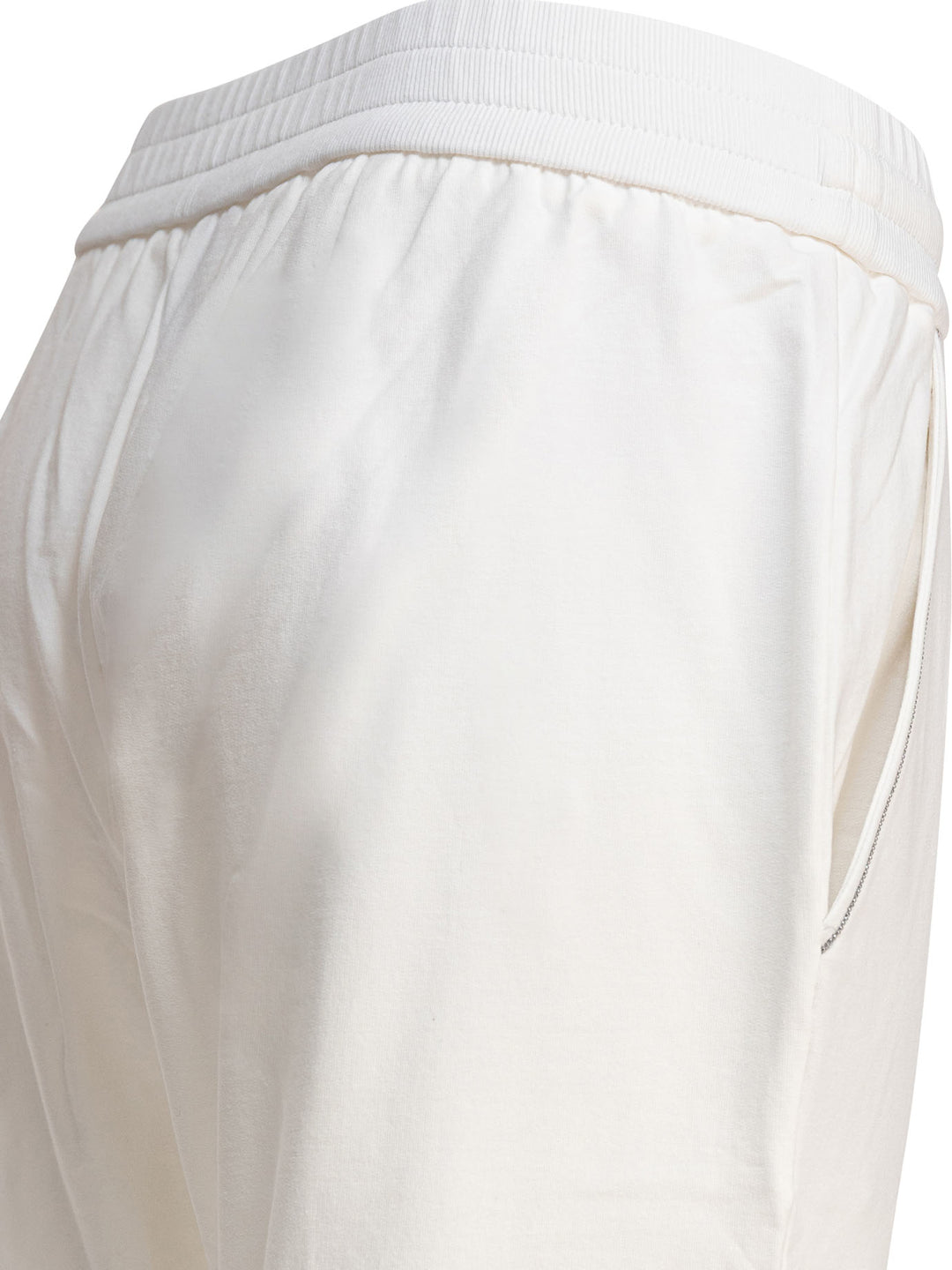 Brunello Cucinelli Track Trousers - Bianco | bf2c55f3731d8b222ed67c0d589782f826db15f6