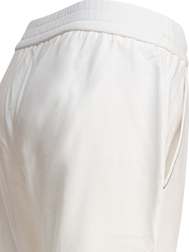 Brunello Cucinelli Track Trousers - Bianco | bf2c55f3731d8b222ed67c0d589782f826db15f6