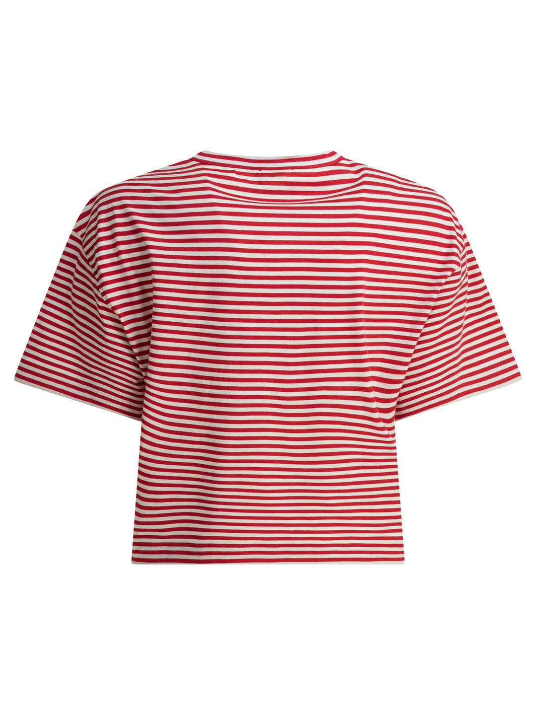 Brunello Cucinelli T-Shirt With Shiny Pocket Detail T-shirts - Rosso | f17bb4f038c3efd4348b067911db16e589c0c817