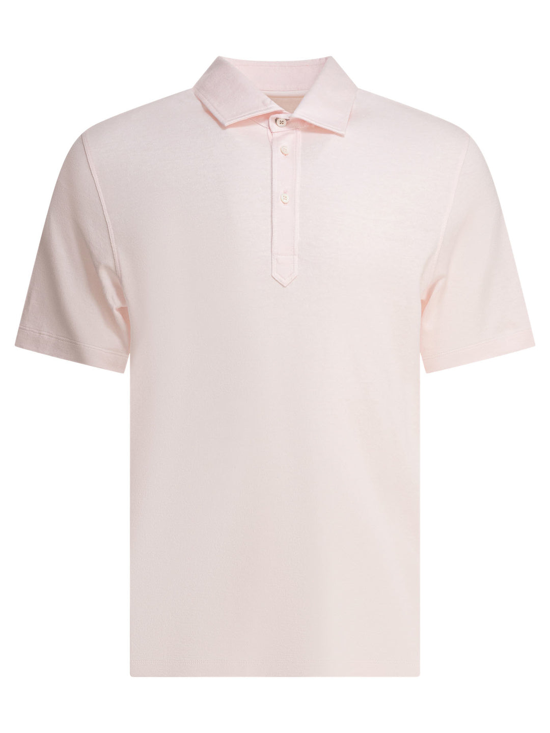 Brunello Cucinelli Cotton And Linen Pique Polo Shirt Polo shirts - Rosa | 586f7f94f44dde97bddaca5f097fc55d65ad2b29