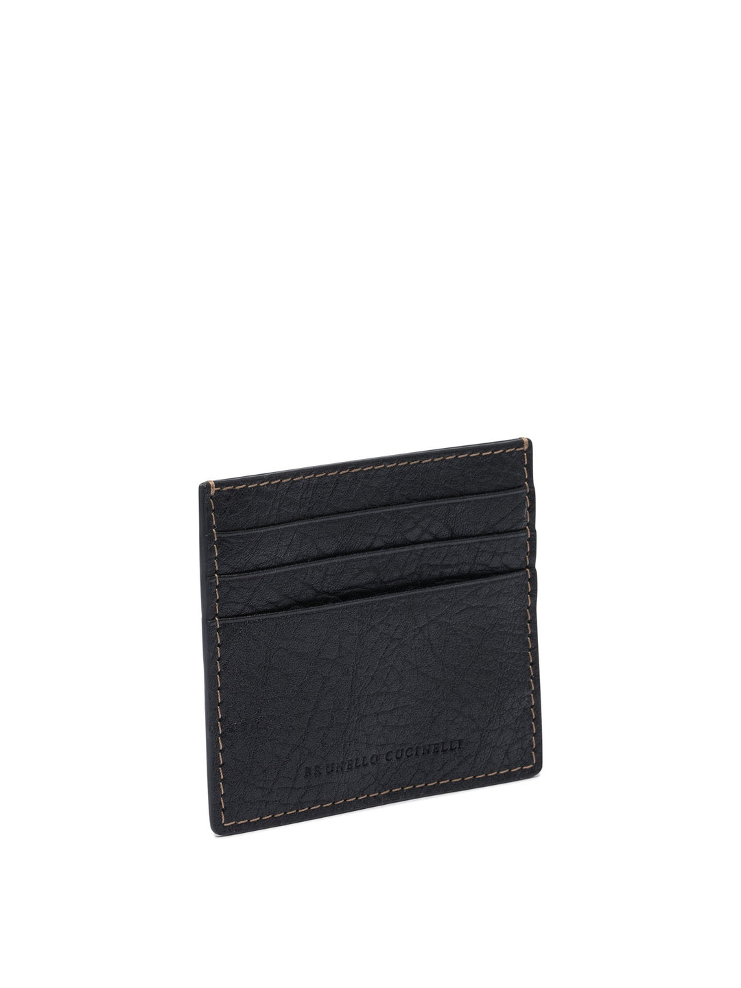 Brunello Cucinelli Calfskin Leather Card Holder Wallets & Card holders - Nero | 9217543da1428f885d72680be02c5b8dfbecbde9