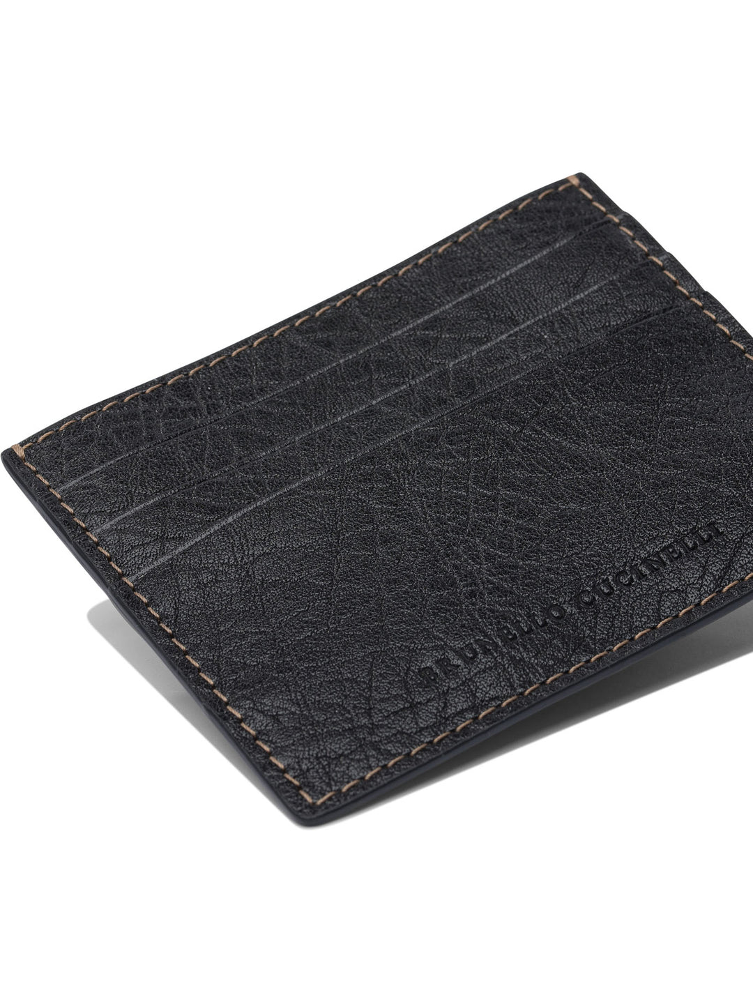 Brunello Cucinelli Calfskin Leather Card Holder Wallets & Card holders - Nero | 723fe2826872e8c06d997d032b9cb659b9d1374f