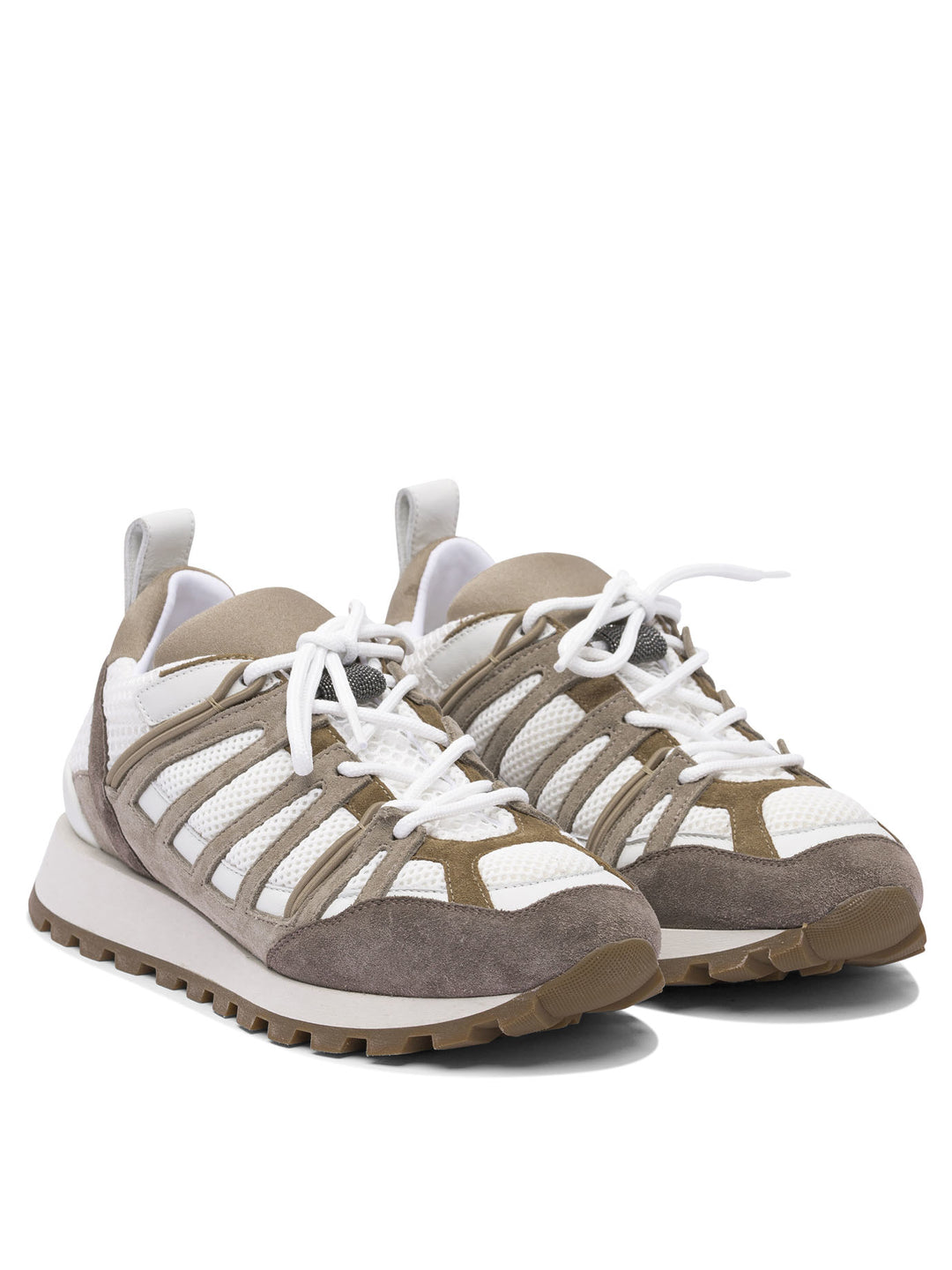 Brunello Cucinelli Runners Sneakers & Slip-On - Marrone | 3100e4bfb9dd73edc0f160fb1b8793eb32e41645