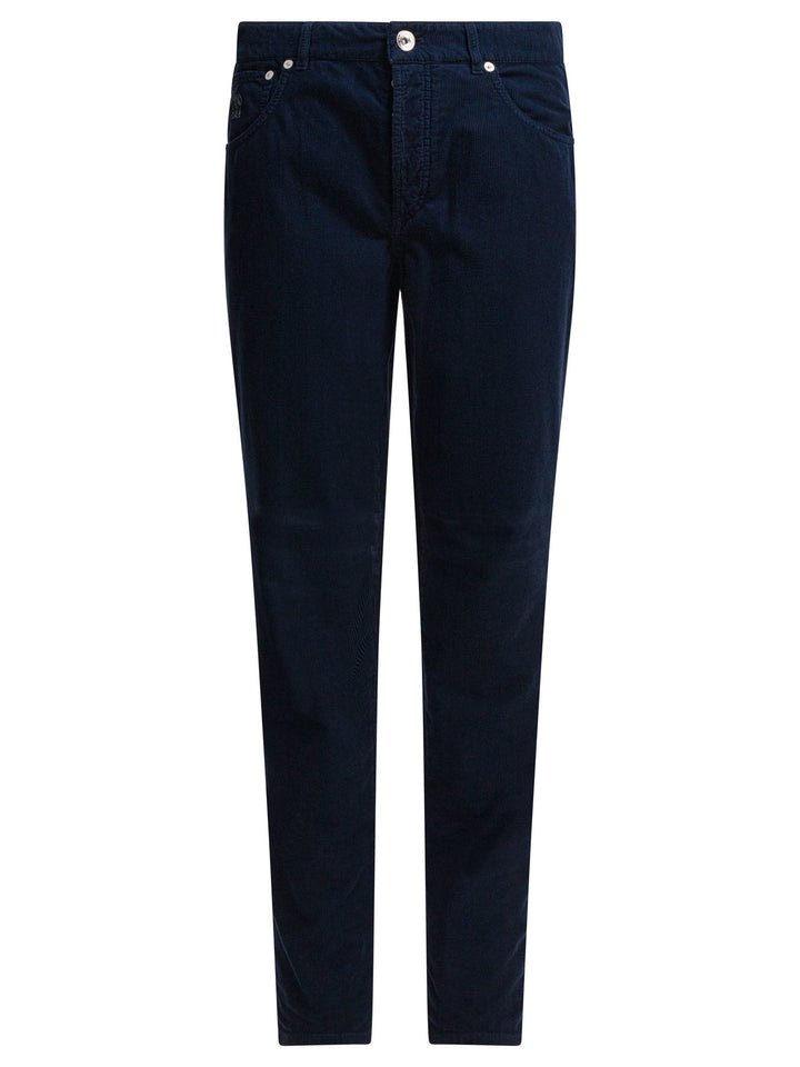 Brunello Cucinelli  Trousers - Blu | 019e0473b62769224e81a6943b99ce3f4e4b63d0