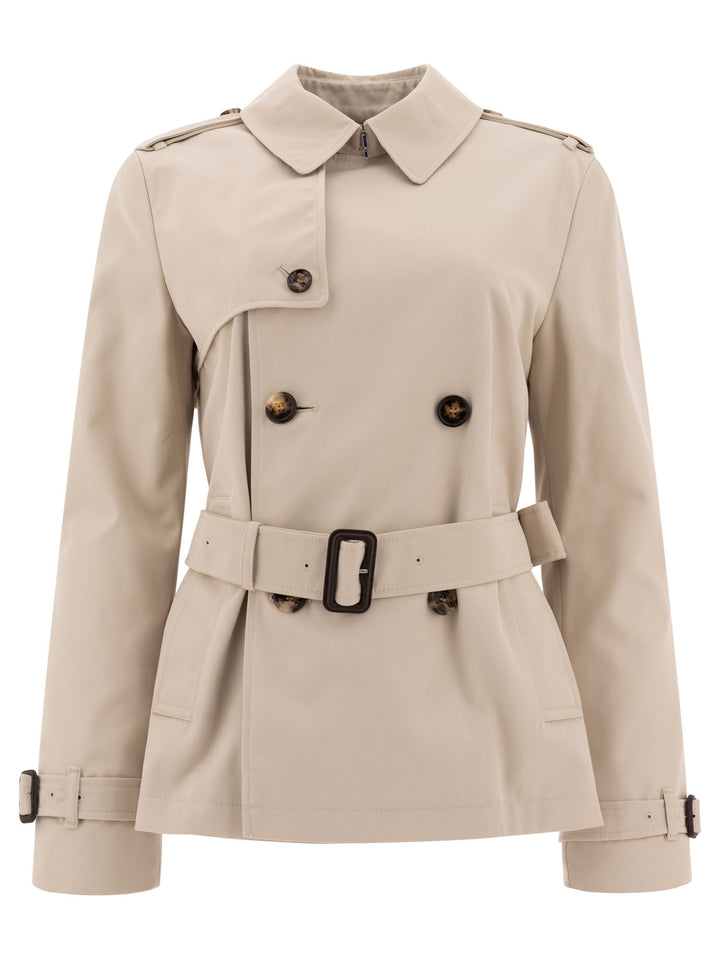 Burberry Cotton Blend Trench Jacket Jackets and Coats - Marrone | 5df501d9f762cfa2da12026f0e8d364aa089a4e5