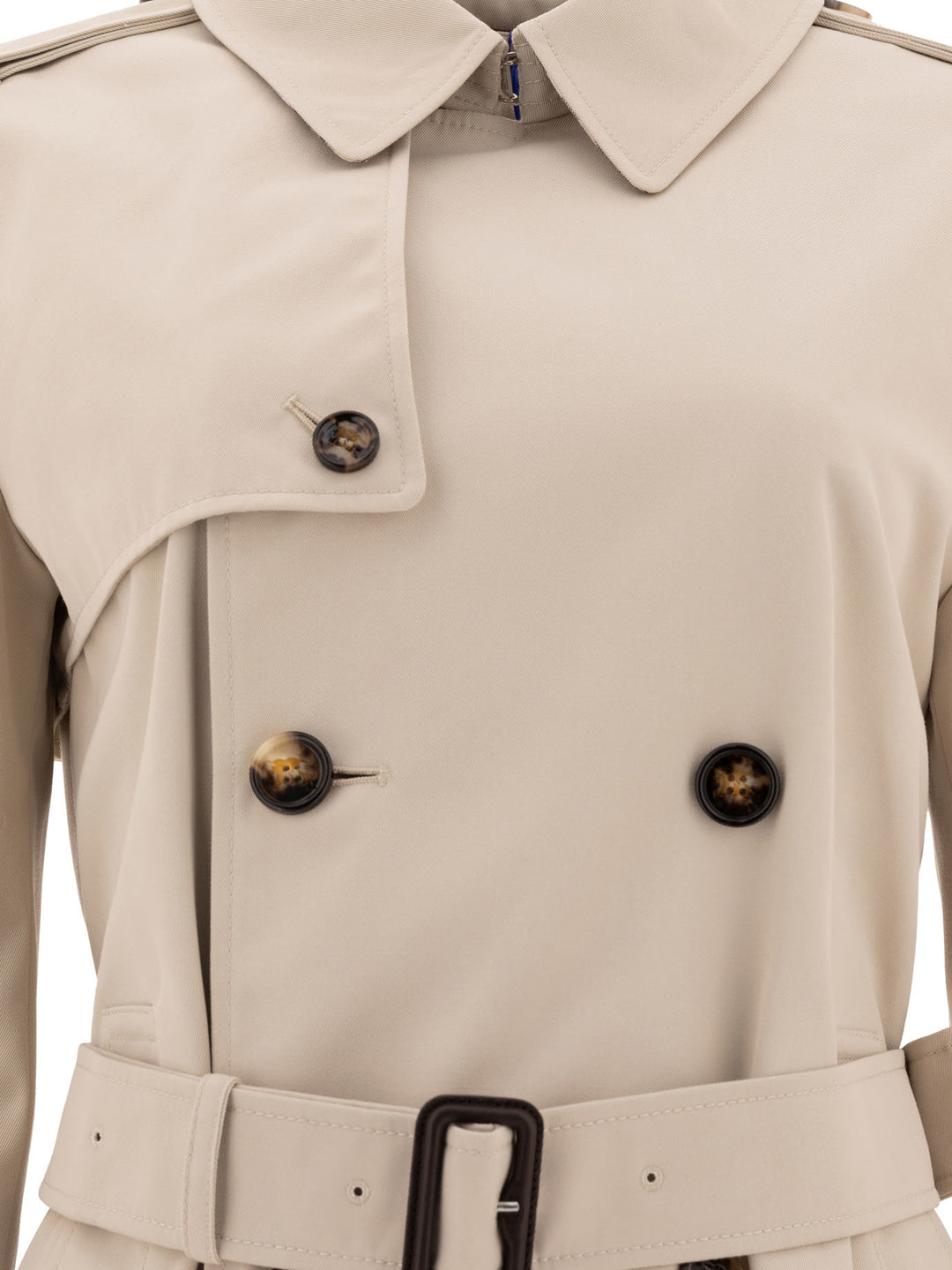 Burberry Cotton Blend Trench Jacket Jackets and Coats - Marrone | 1785f659421e4a1f6c960f964c58420a8b731e7f