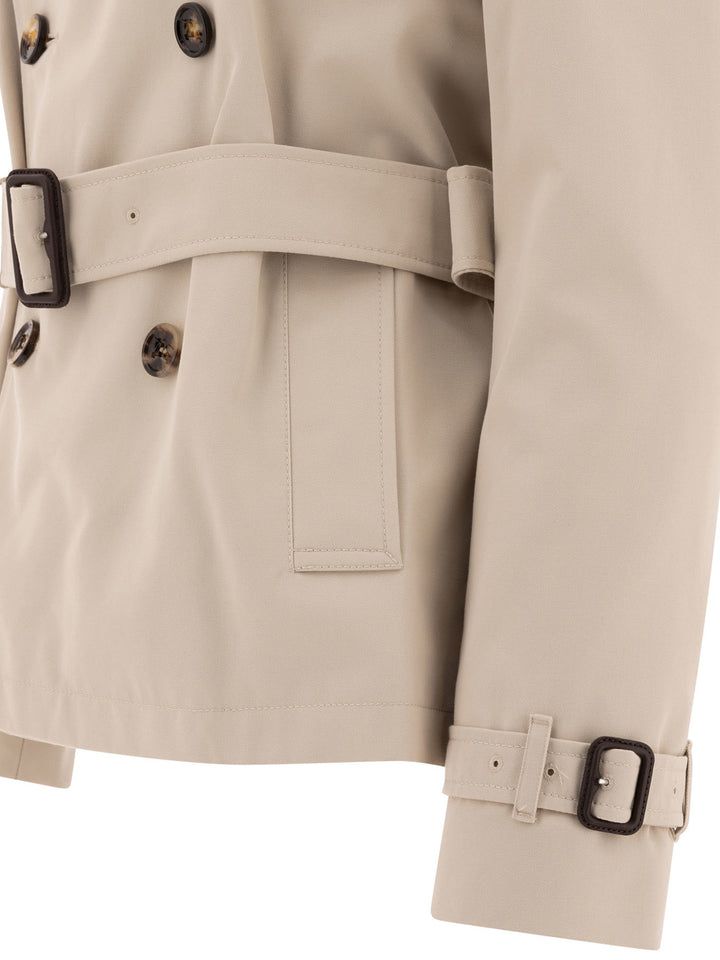 Burberry Cotton Blend Trench Jacket Jackets and Coats - Marrone | 0ba2d0060dc95efb0858e089d62ad1e59fa6aed7