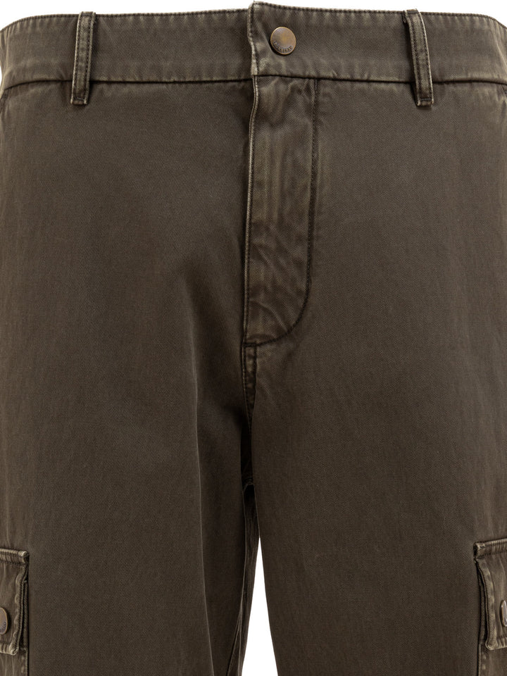 Burberry Gabardine Cargo Trousers - Marrone | a0b731ffa0fa944f261f22015ba827f59d8372d2