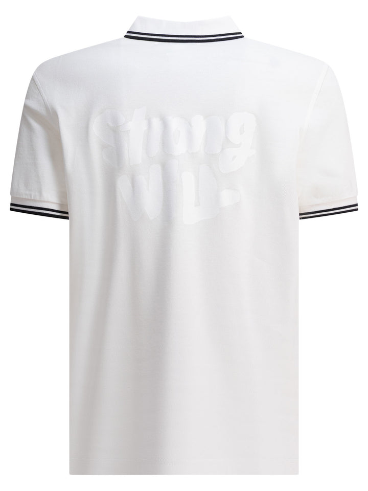 Comme Des GarçOns Shirt Cdg Strong Will Polo shirts - Bianco | d9ec62fddfbc92a1f3b27e7841d8025c2255f4ba