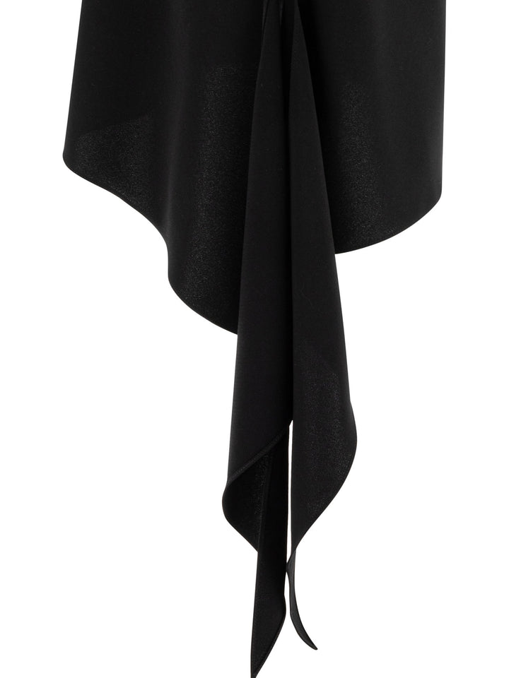 CourrèGes Cut Out Skirt With Knot Gonne - Nero | eff146798a9433bbe999a1490d808b8da567fd76