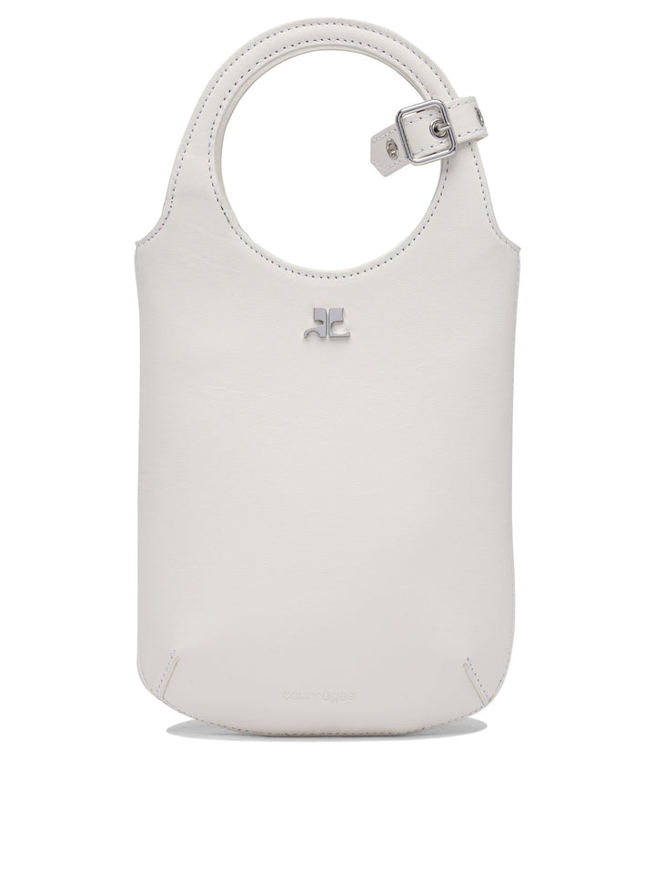 CourrèGes Slim Handbags - Bianco | da87c9e9017efb1db70f769296a4f030c0ec01f7