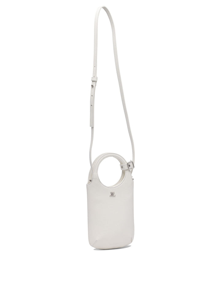 CourrèGes Slim Handbags - Bianco | 0acbf68f3cc2f90718c1f4a76356a9c7ffce0999