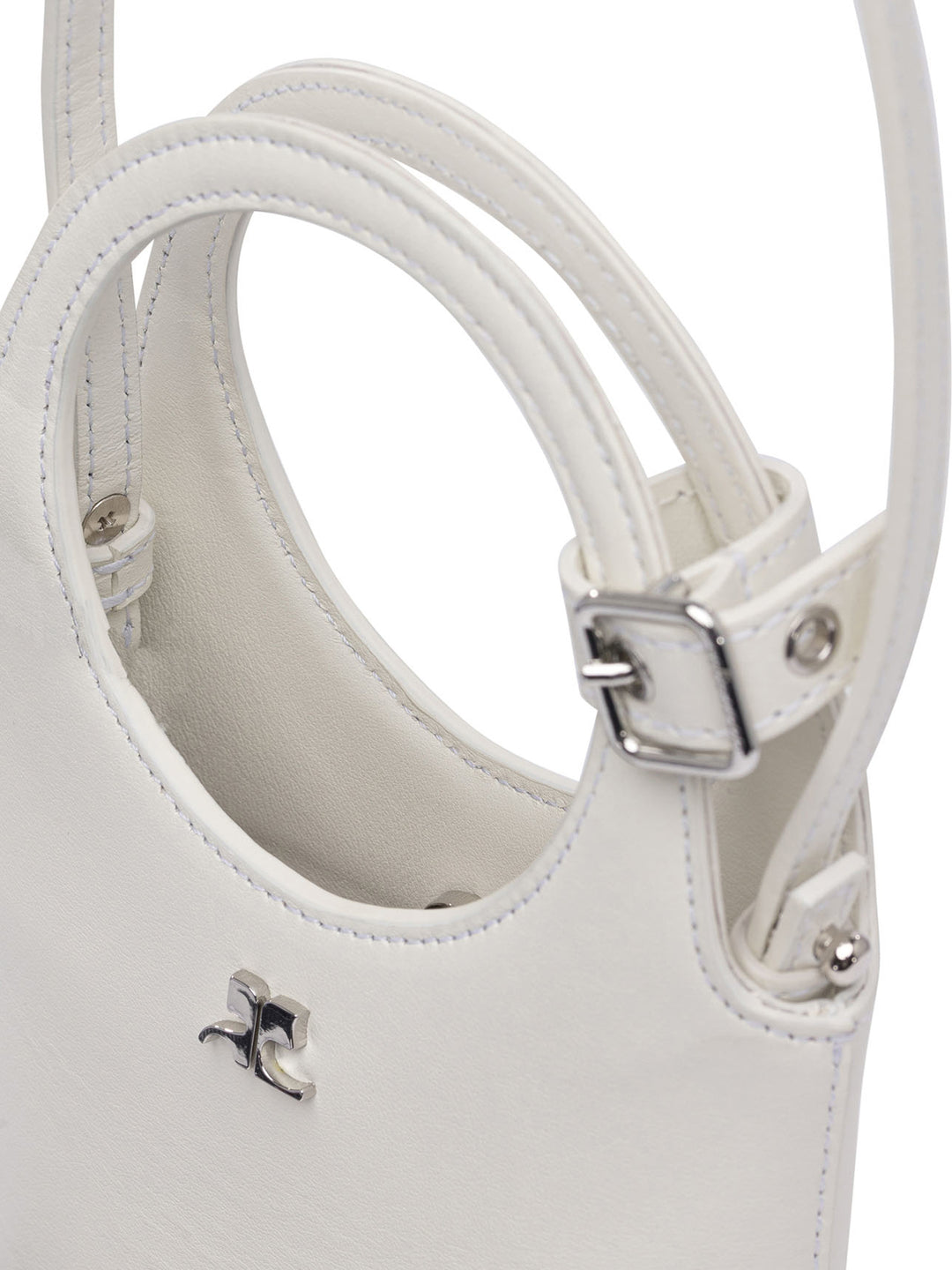 CourrèGes Slim Handbags - Bianco | 6f4e402e9b3471f9fd35e61568e9ff4466fc3b55