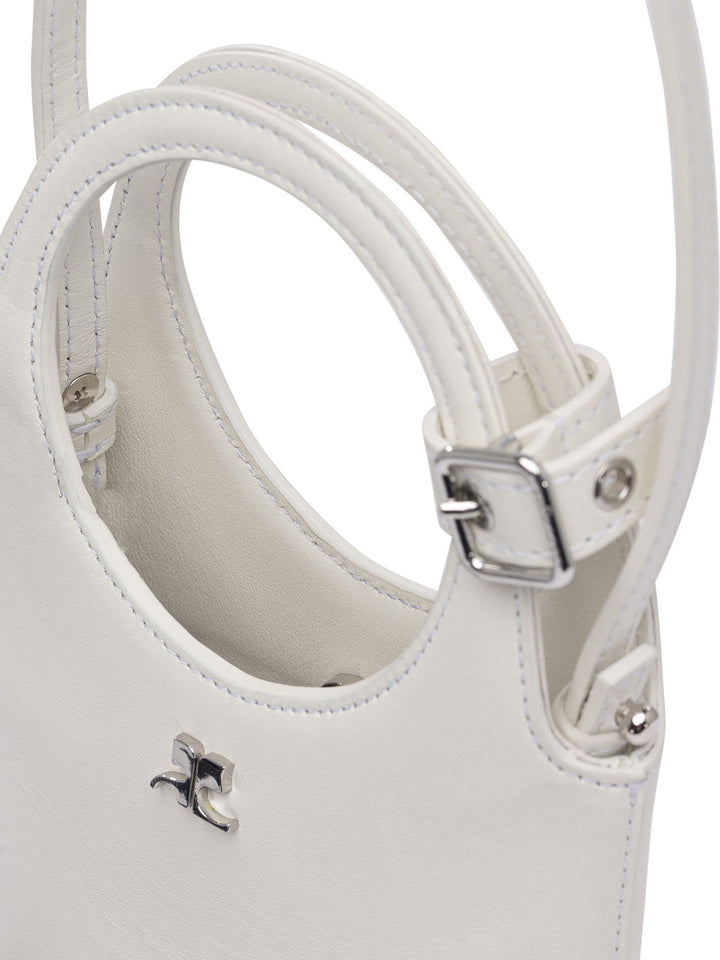 CourrèGes Slim Handbags - Bianco | 6f4e402e9b3471f9fd35e61568e9ff4466fc3b55