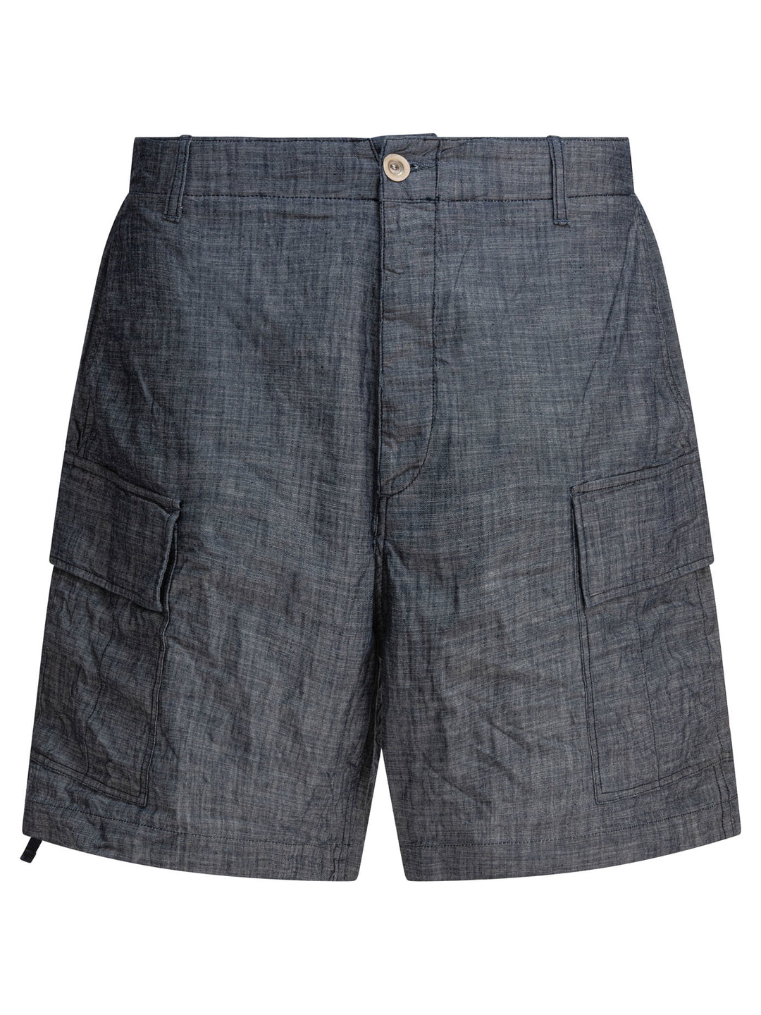 C.P. Company Cargo  In Chambray Shorts - Grey | 6da922763ea77d2a4cc51640986ba8f334468c4c