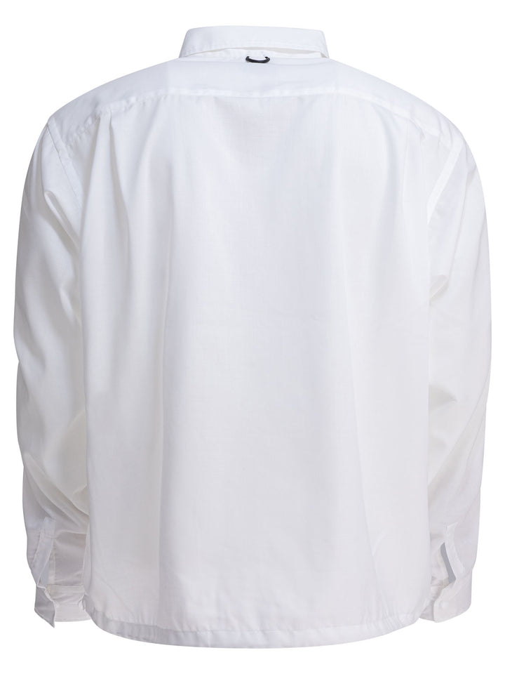 Daiwa Pier 39 Half Zipper Shirt Shirts - Bianco | 413a7af559de03bc351904e9d096a8596c584e8a