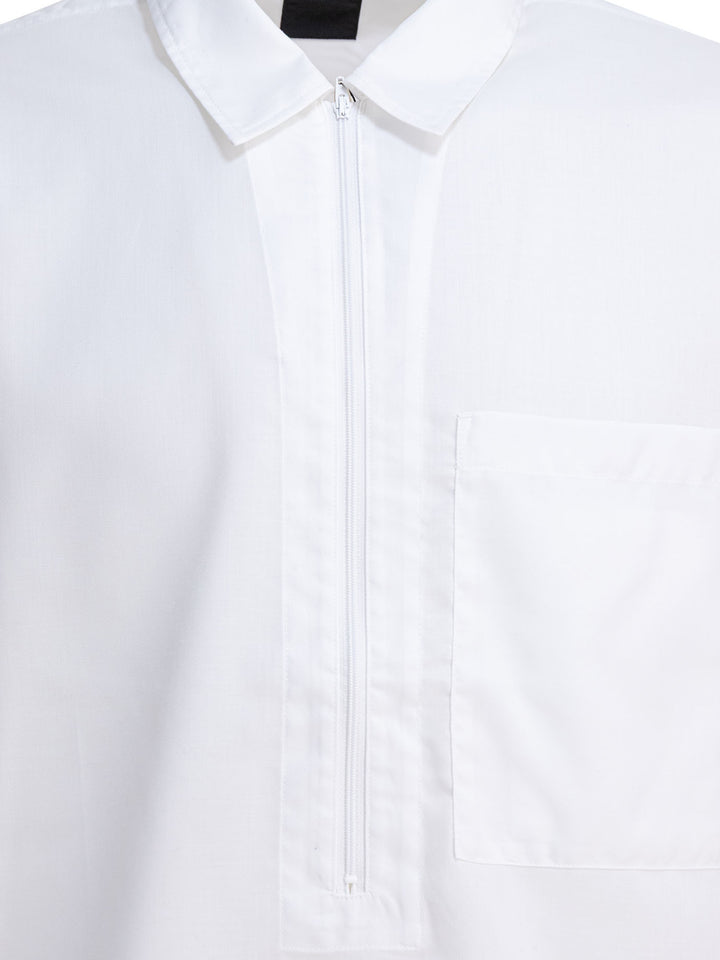 Daiwa Pier 39 Half Zipper Shirt Shirts - Bianco | 11ad535c5d21f39d8ba956581a05a374e4a107c0