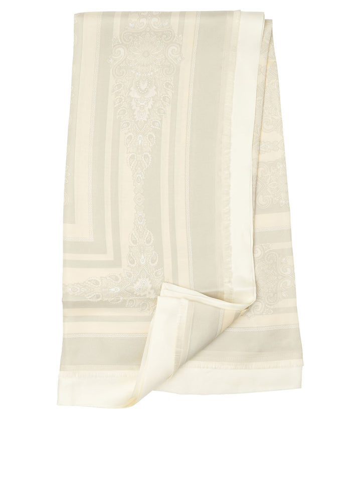 Etro Printed Silk Scarf Sciarpe & Foulard - Bianco | 4a8a1658645f2d11ede42cfc6859c181cb058043