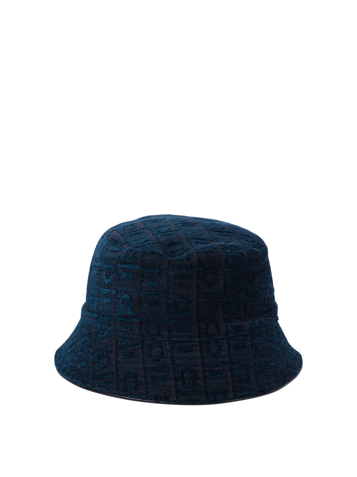 Ferragamo Bucket Hat Cappelli - Blu | 2258c33367c8f60fe688a7070116c9dabbea69e5