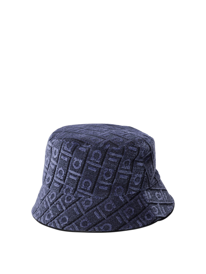 Ferragamo Bucket Hat Cappelli - Blu | c46c6da13b3bced3c86b6423e505d73e5b26aacb