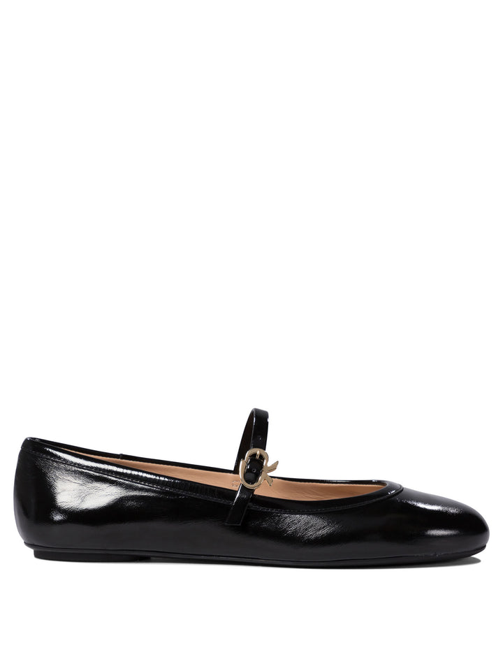 Gianvito Rossi Carla Ballerinas - Nero | b1e313106ada815ffc13331e2b51ac8a66ba90b9