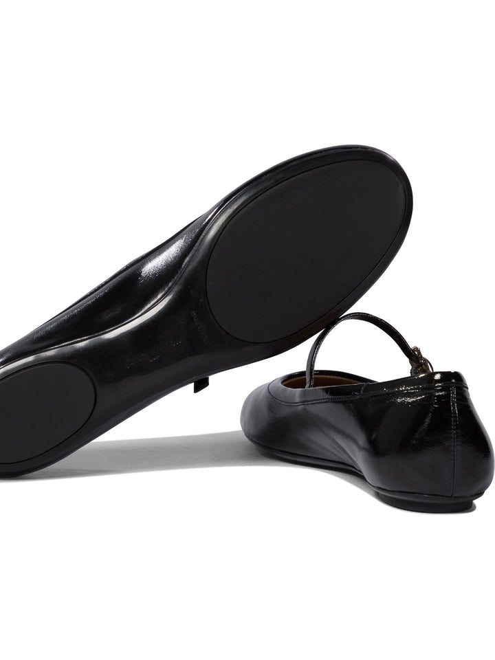 Gianvito Rossi Carla Ballerinas - Nero | c1255f1d97ac2b7fa3beaa01b4e5aae5f84e5915