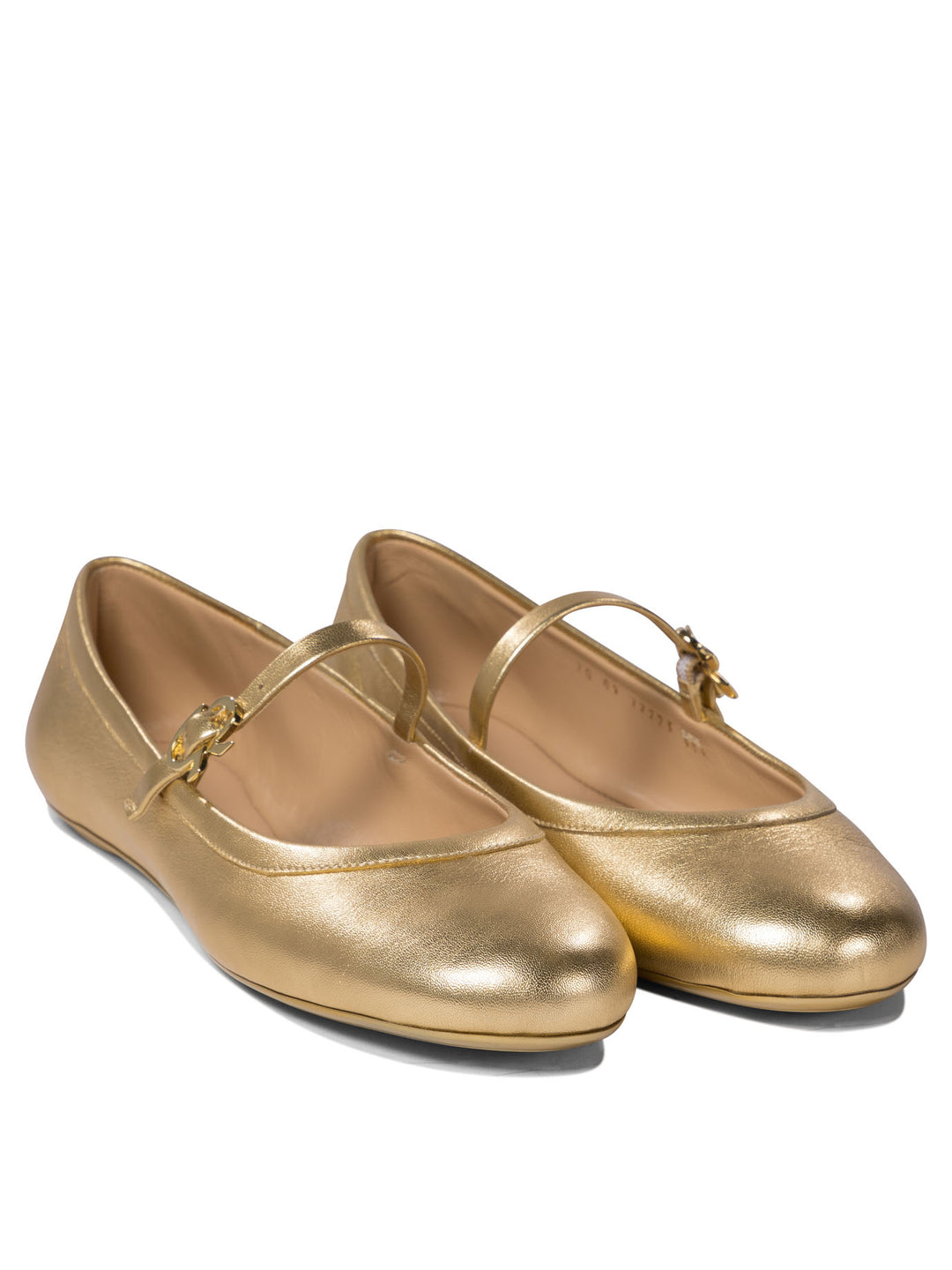 Gianvito Rossi Carla Ballerinas - Oro | 0431929a46e8400dd2d341c920d73fa462379d85