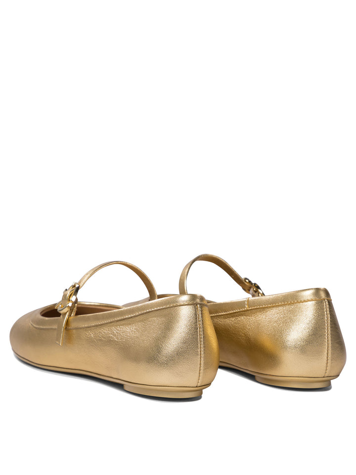Gianvito Rossi Carla Ballerinas - Oro | f977b886e1cf34ca260bedcefbefa16b9521bf0d