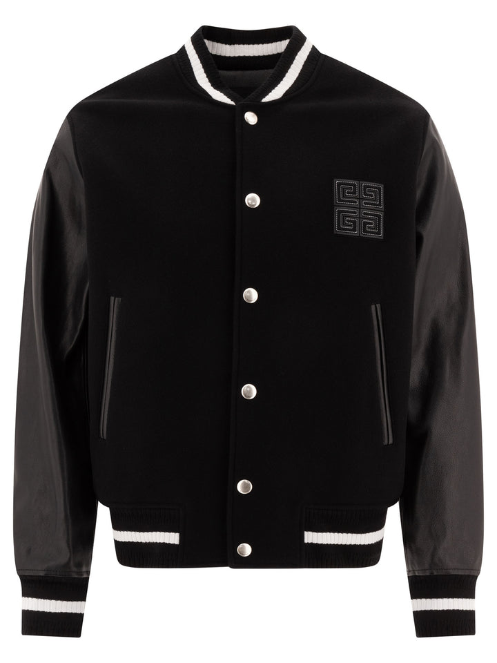 Givenchy Wool Bomber Jacket Jackets and Coats - Nero | 2f11c7c1454c7f32692036e4b1a97e0b3b5850ff