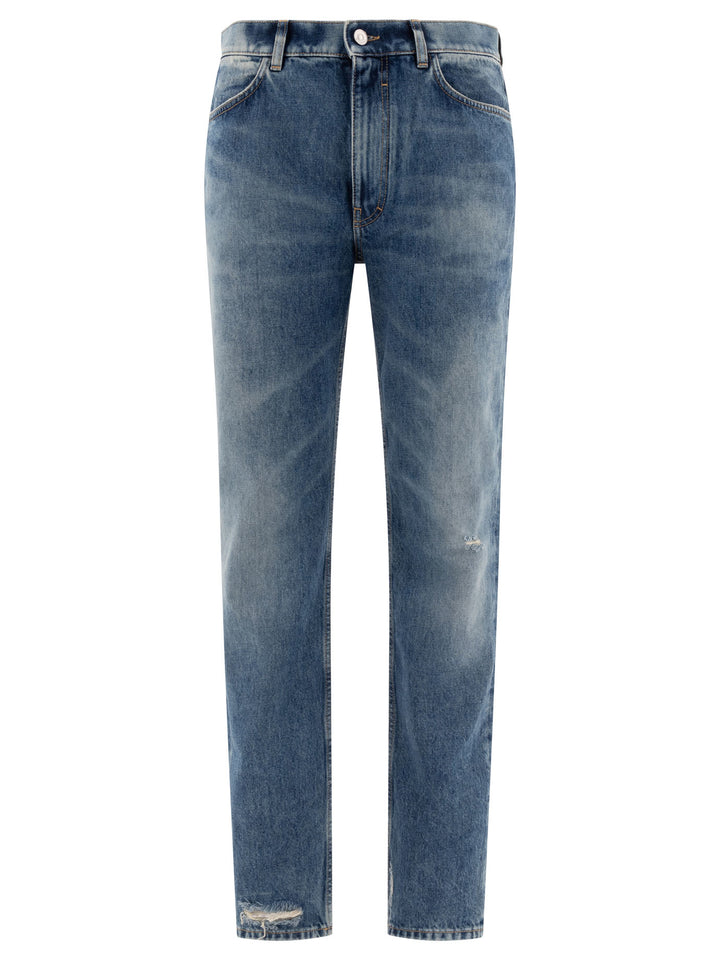 Givenchy Straight-Leg Jeans - Blu | 77354a94c1ffc5dc22cc6b382da29b799ce23120