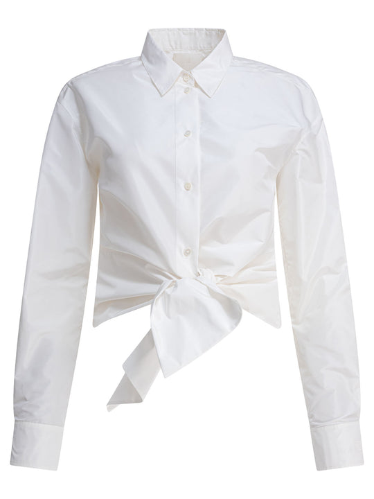 Shirt With Bow Shirts Bianco