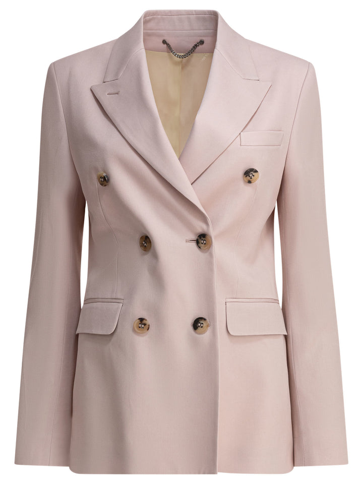 Golden Goose Double-Breasted Blazer Jackets and Coats - Rosa | 65f7e8d09fd5a57a36f47e4476e555b66af37fc3