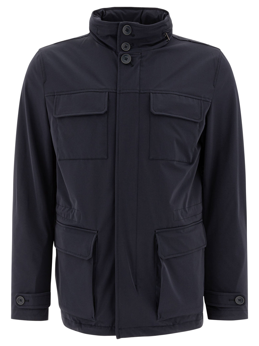 Herno Lightweight Cashmere And Wool Jacket Jackets and Coats - Blu | 3a8d0b953b656a39f8c03e8265fd0a8687d12099