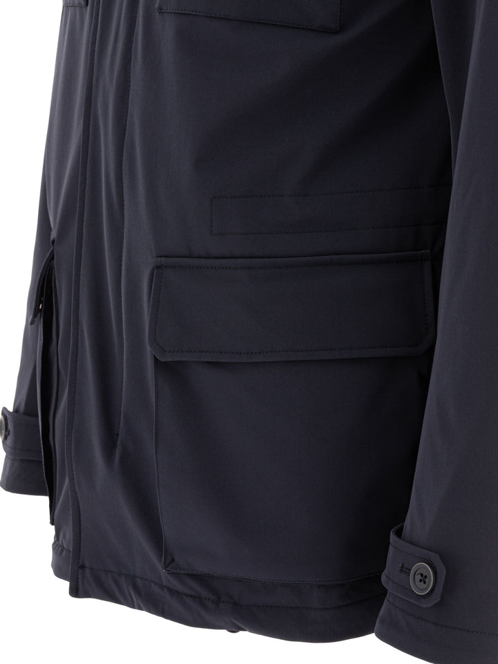 Herno Lightweight Cashmere And Wool Jacket Jackets and Coats - Blu | c0af1688132bf23d0642c753265968107f5d130e