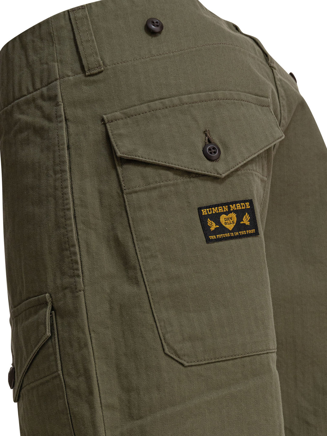 Human Made Cargo Trousers - Verde | c8fd8c957ca255fe55c9e3c6ed048b3ff2d8cbed