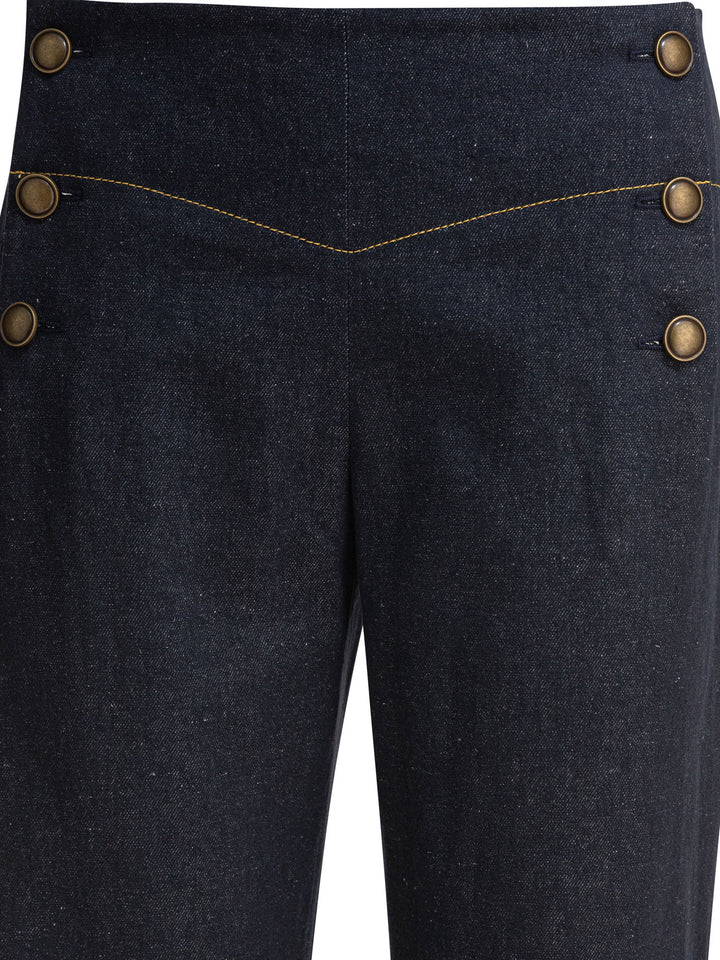 Ines De La Fressange  Trousers - Blu | ee1c171ac581b6e45115b1c5d7c4527d191f8cbc