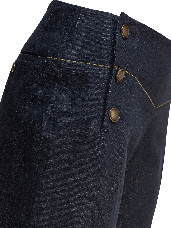 Ines De La Fressange  Trousers - Blu | fd8d8bd993bf4157df9dbdb735ce80c061210afe