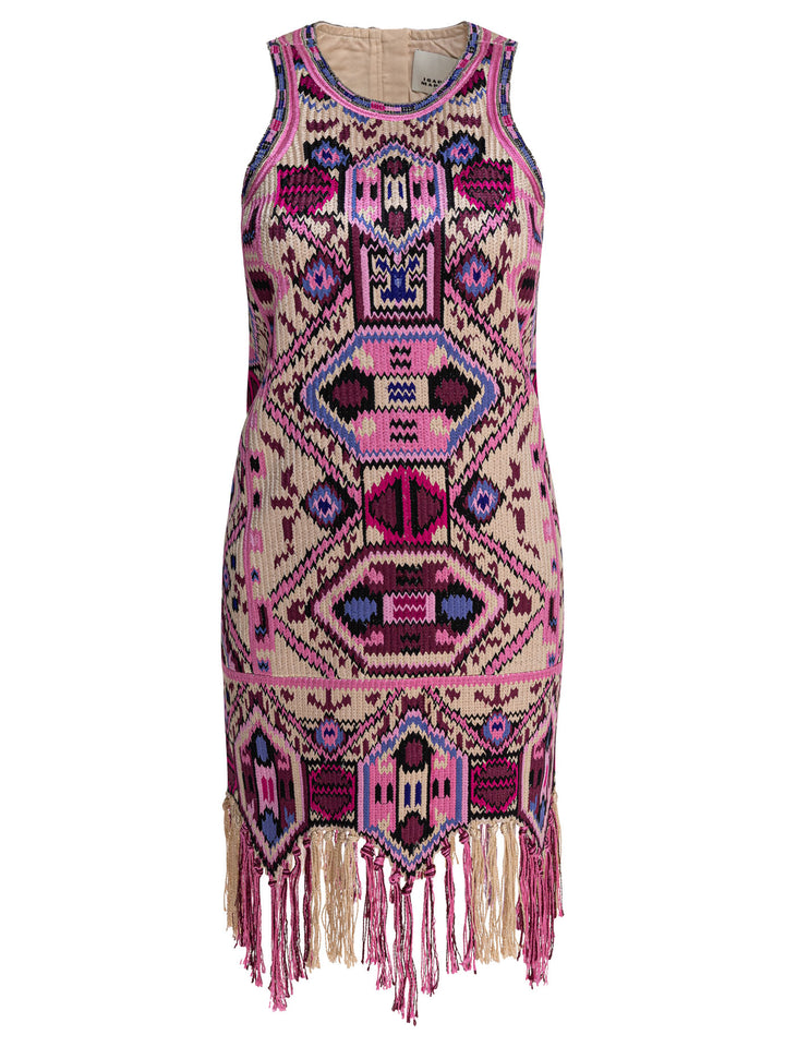 Isabel Marant Embroidered Dress With Bangs Abiti - Rosa | ff6caafa7c9cc73888b92d10d5797f50f92c7203