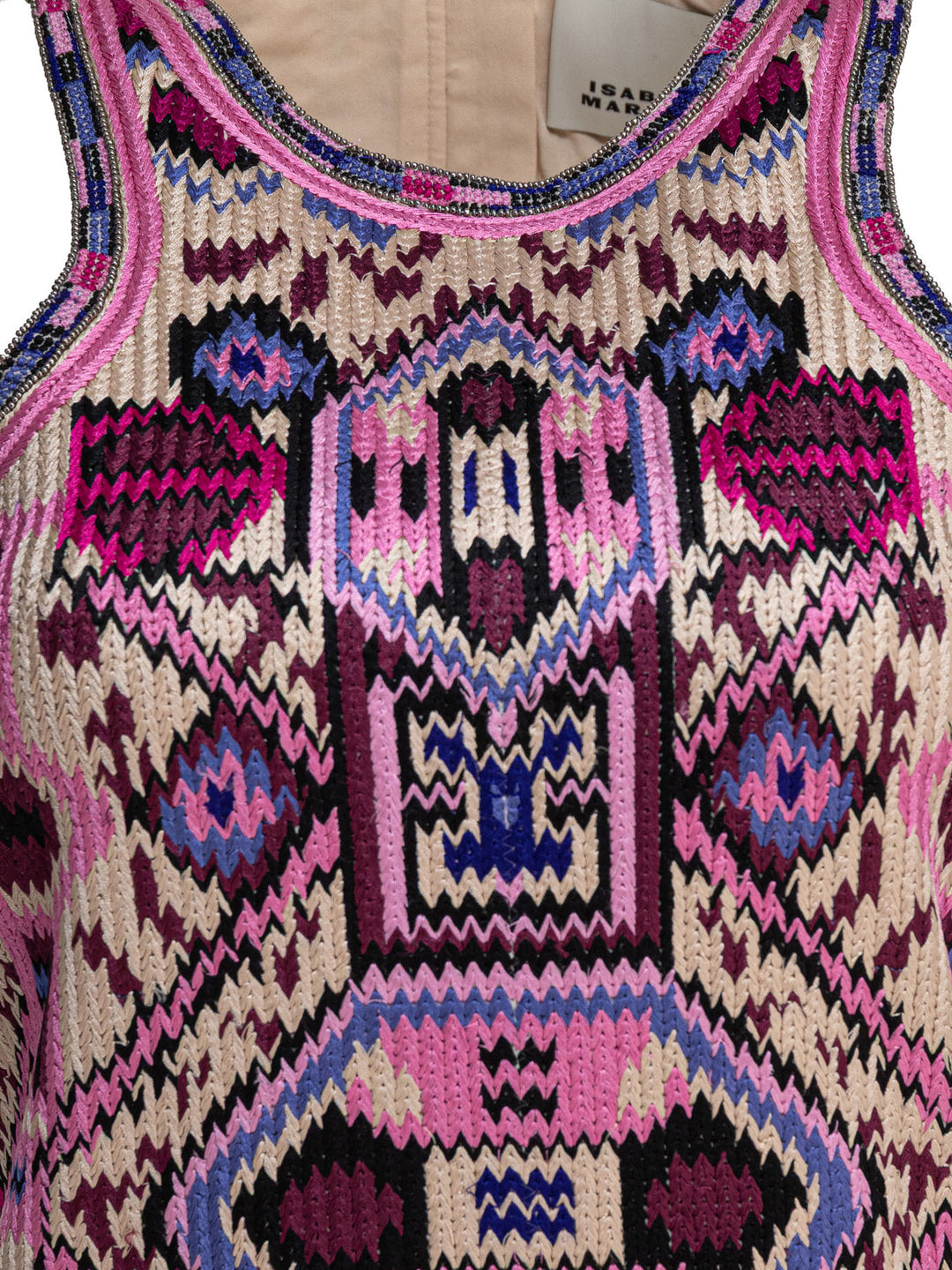 Isabel Marant Embroidered Dress With Bangs Abiti - Rosa | 14bbfa4233be1395d14a935c42dfc8c612c4ed1b