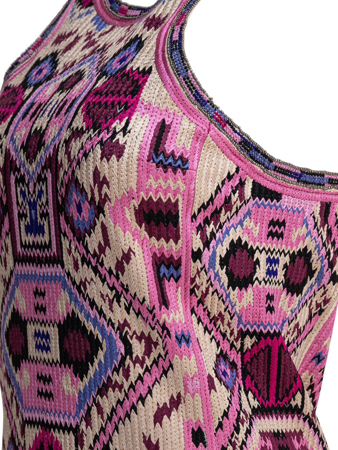 Isabel Marant Embroidered Dress With Bangs Abiti - Rosa | 7c95754f47cb6bd33e206e18ba3fb9e7b2362faf