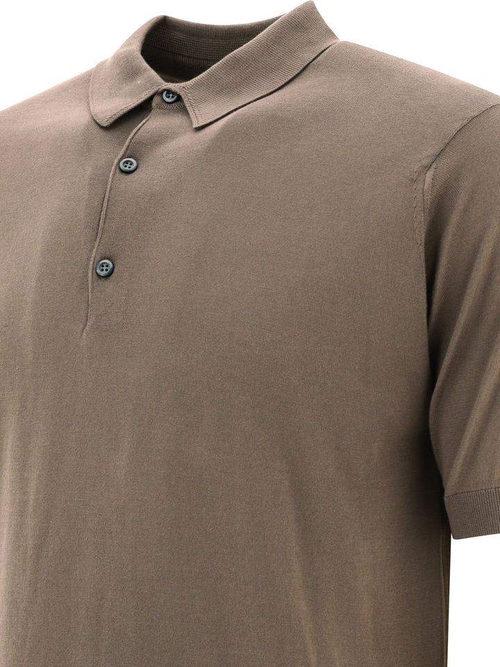 John Smedley Adrian Polo shirts - Marrone | 795489beebf9e760368cf3cf932c9780b8cdaf7c