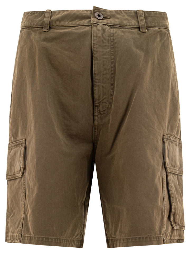Loewe Cotton Cargo Shorts - Verde | a6fbfb1ab235b178a0f54cf6e8c40d7bb433fd04