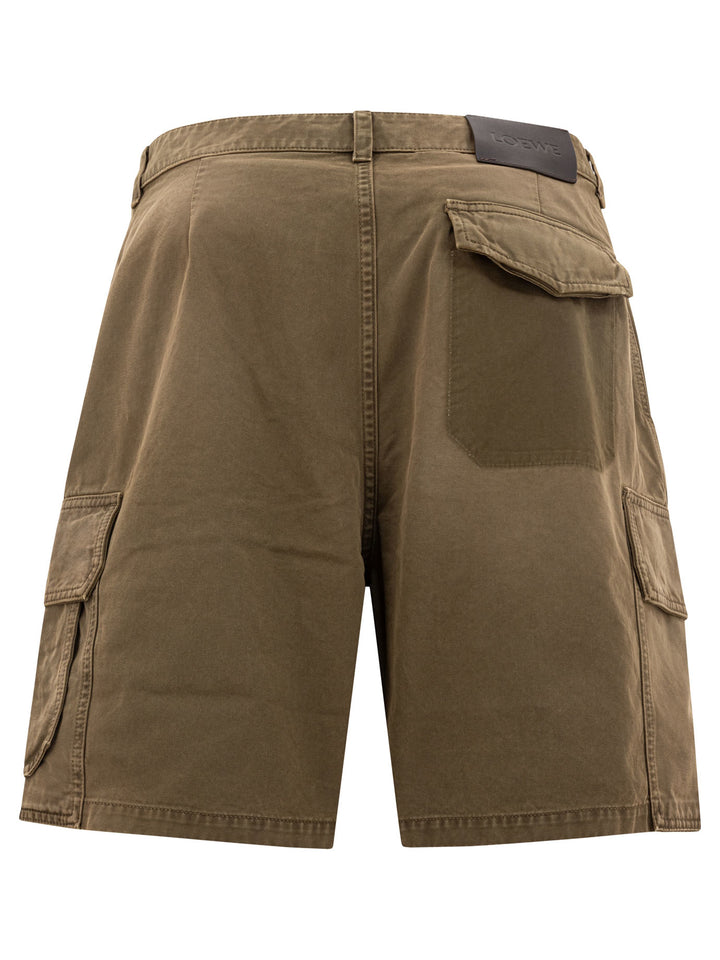 Loewe Cotton Cargo Shorts - Verde | 8e306c63ffef4b9dbb7d1468b2f6f1d7ac15486e
