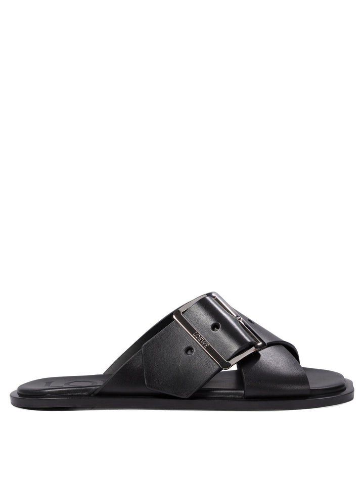 Loewe Petal Belt Sandali - Nero | 6cbdfbb0abc477a6bbce07dfe7441032b5a398fd