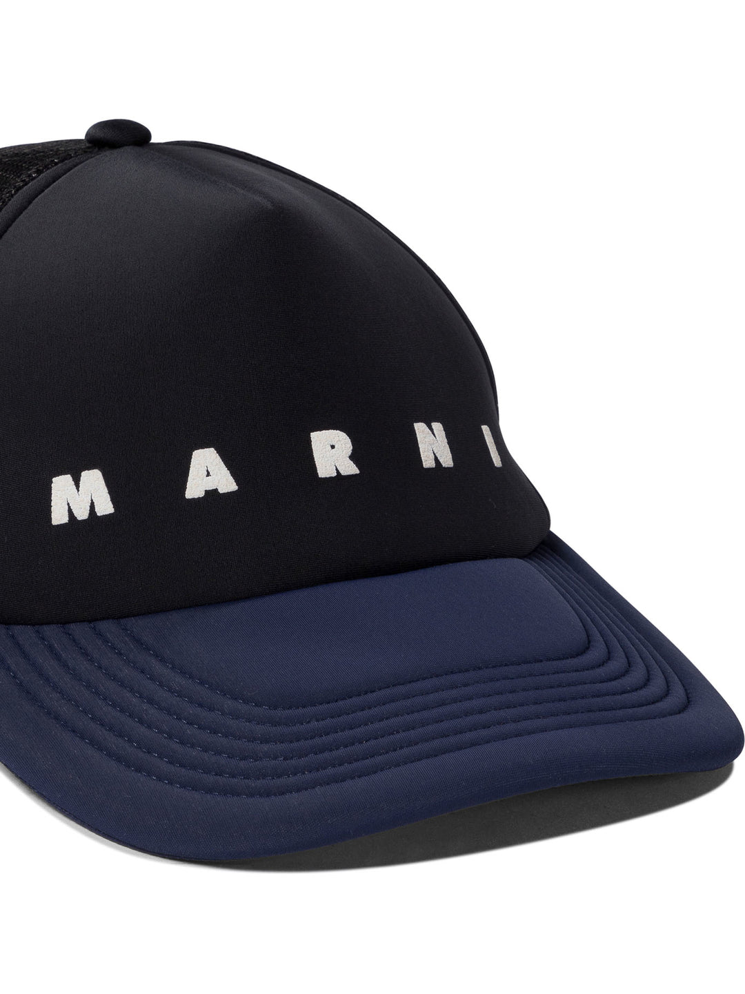 Marni Trucker Hat With Logo Cappelli - Blu | 8eed2cc6ccf94bcb88aa3c72eaaf740c8d060d56