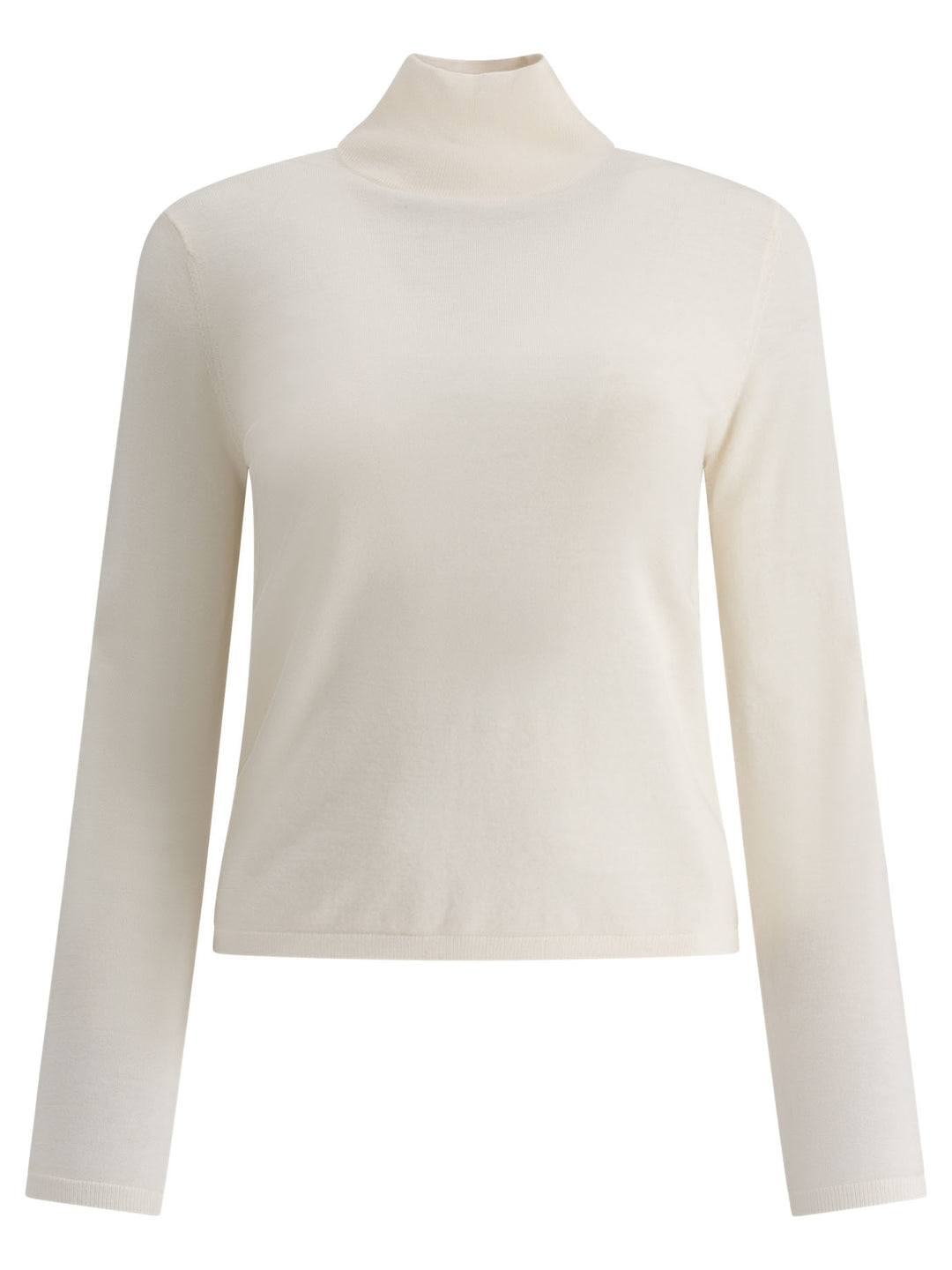 Max Mara Cashmere Turtleneck Knitwear - Bianco | 541820be75c325dbfce1e2ec71904cb7ae60e9e1