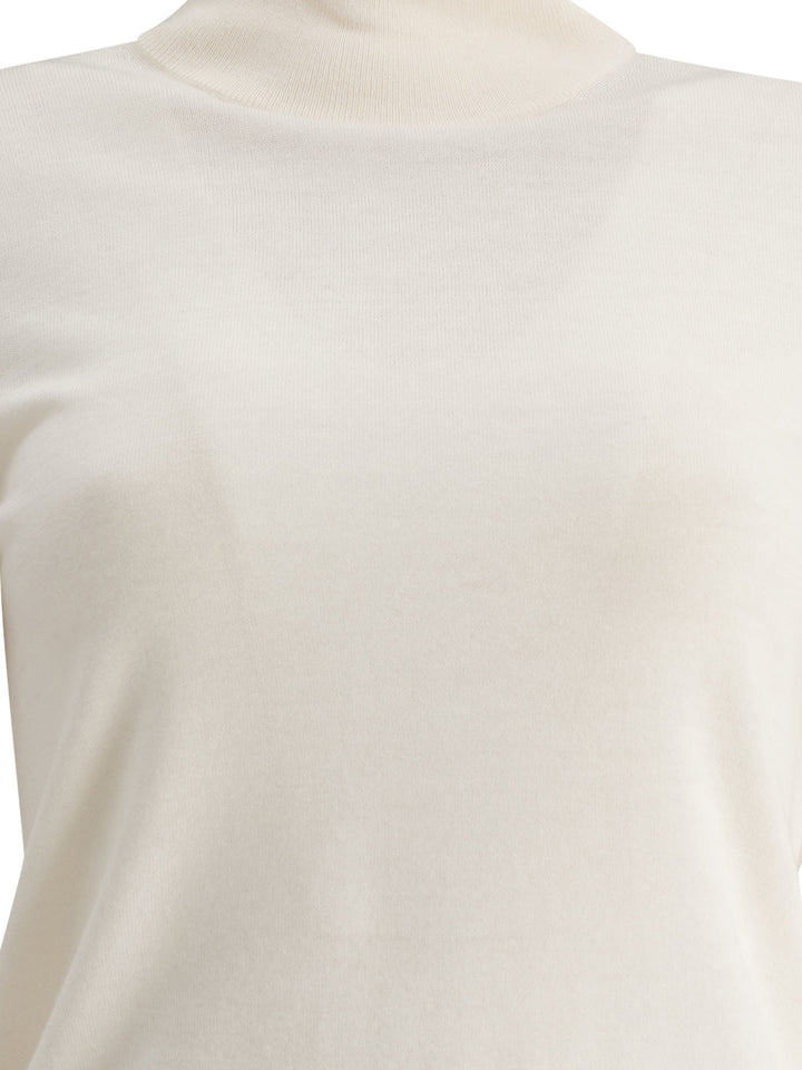 Max Mara Cashmere Turtleneck Knitwear - Bianco | d1391526685905cb7c0278bc2e7947a38e6d410e