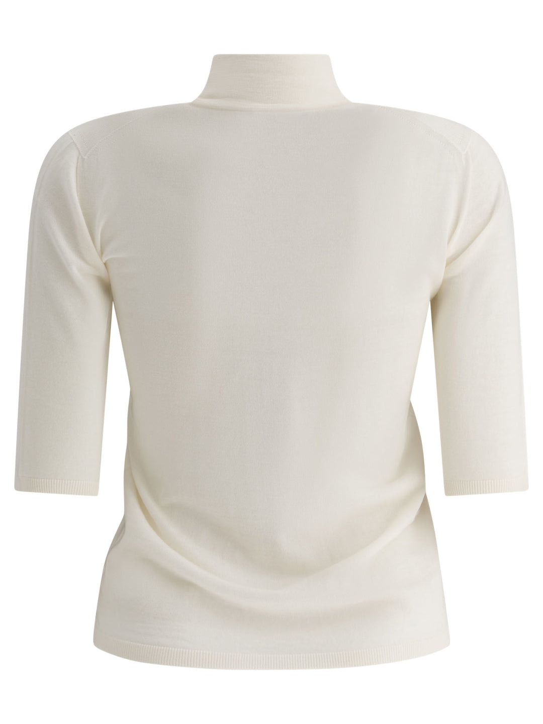 Max Mara Wool Turtleneck Knitwear - Bianco | 4f8e34e609a60a300e2d6f7e2e0fcbdbead9fe8a